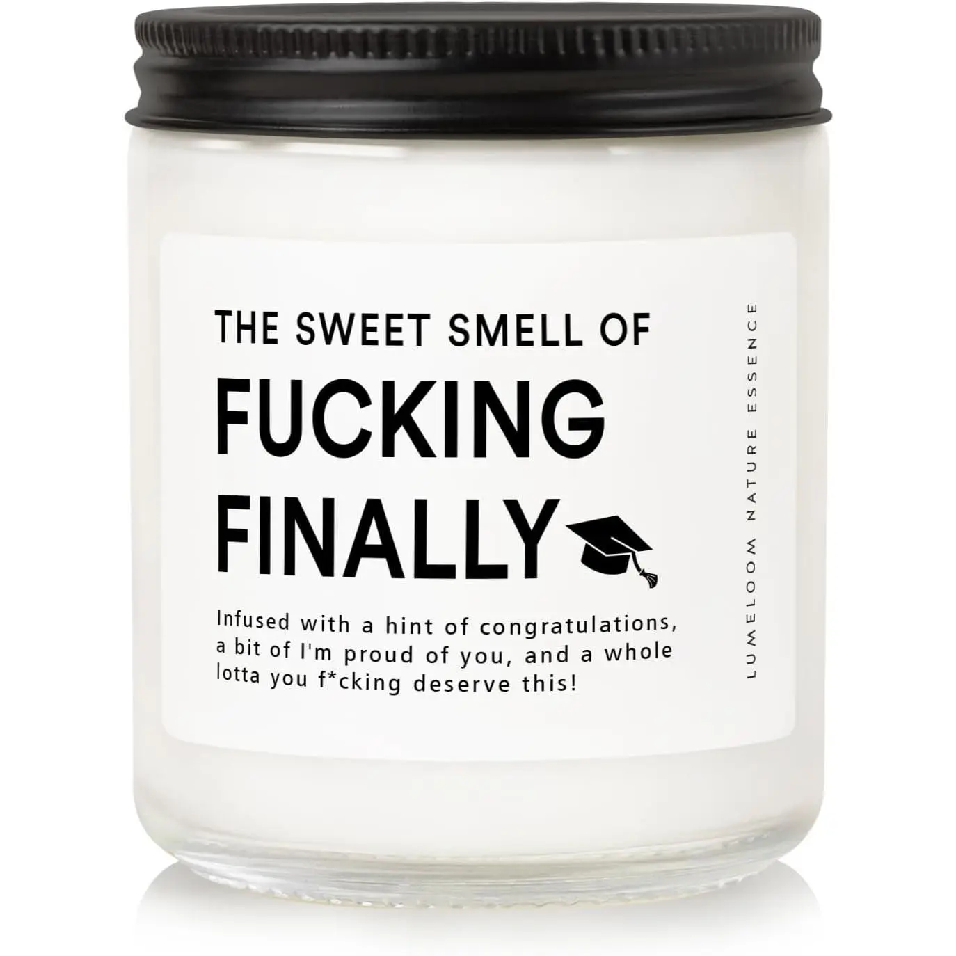 Graduation Gifts, 9oz Aromatherapy Lavender Scented Soy Wax Candle, Funny College, Master Degree, PhD, High School, Nurse Graduation Gifts, 2026 Grad Candle for Women, Men, Her, Him