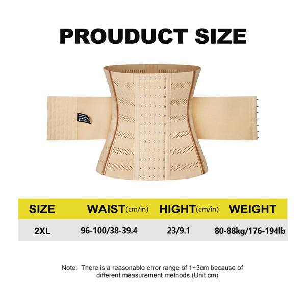 Waist Trainer Corset for Women Tummy Control Sport Workout Body Shaper Black,Back Brace