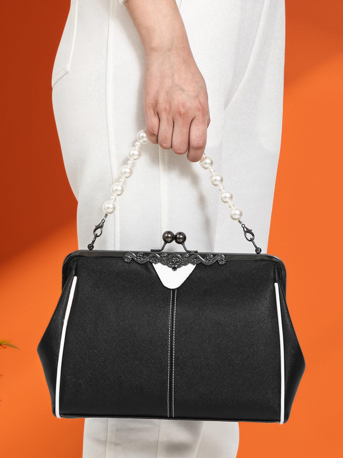 Women's Elegant PU Leather Handbag, Trendy Gorgeous Large Capacity, Chic Vintage Bag for Work & Daily Use, Crossbody Purses