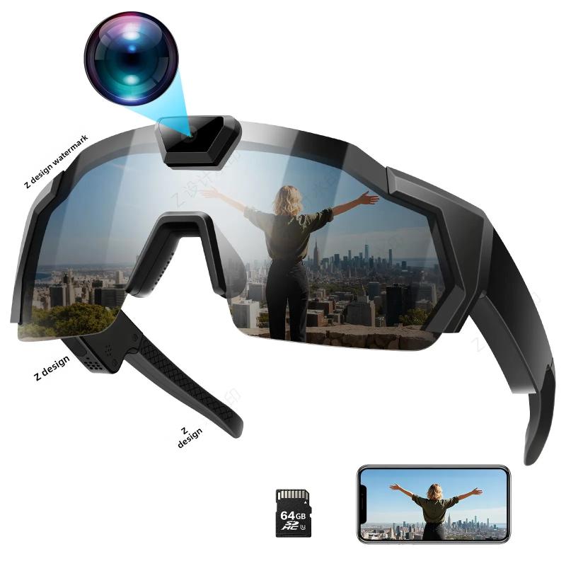 New Sunglasses Camera DV Sports Recording Photo Camera Smart Outdoor Cycling Recorder.