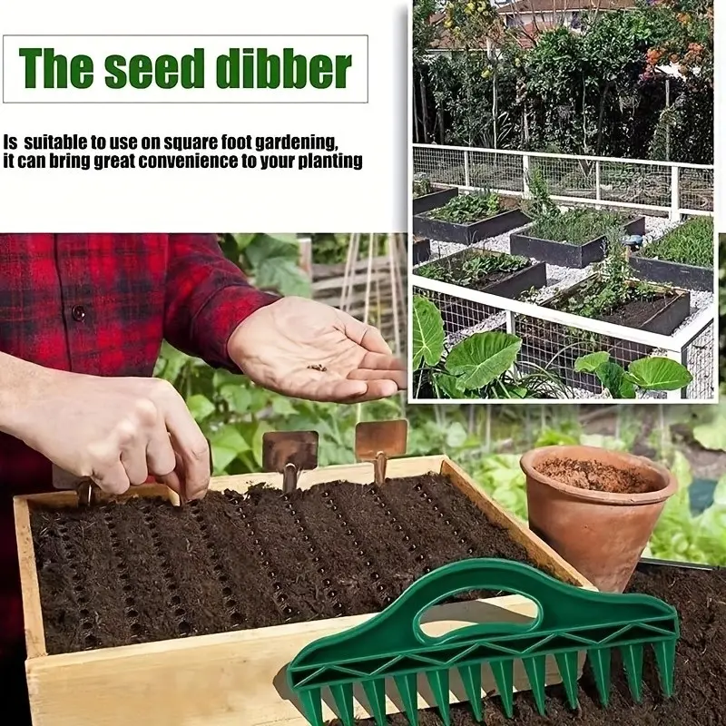 Handheld Seed Sowing and Soil Drilling Tool, Suitable for Agricultural Land, Garden Vegetable Planting, Made of Pe Material
