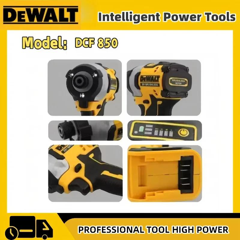 DEWALT DCF850 20V MAX Brushless Cordless Impact Driver | High Torque | Heavy Duty Lithium Power Tool