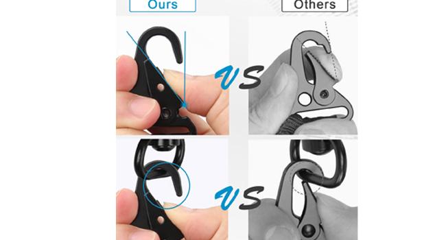 Two Point Traditional Sling with Attachments Mounts, Adjustable Extra Long Rifle Sling for Rifle with 2 Pack 1.25" QD Swivel Mounts for M-Rail