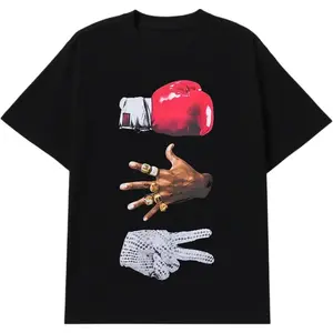 3 Mikes Graphic Tee Vintage 90s Inspired Oversized Short Sleeve Soft Cotton Menswear Icon Jordan Tyson Jackson Design Casual Streetwear Breathable Comfortable Daily Wear Trendy Adult Fashion Top All Season Stylish Apparel