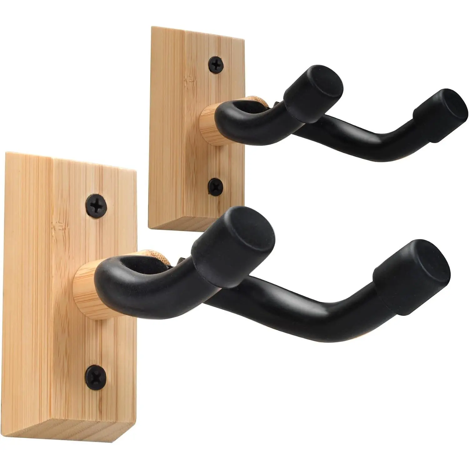 Guitar Wall Mount Hanger |  U-Shape Hook for Acoustic, Electric Guitar, Banjo & Bass