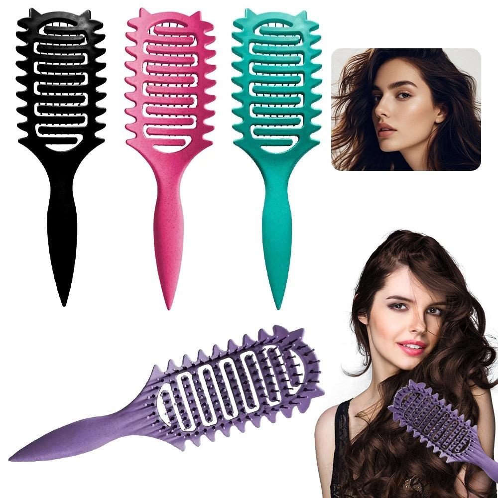 Detangler brush for women and detangler brush for kids,detangling hair brush Cherry Blossom wavy thermal brush dandruff remover comb curl defining brush birth comb for labor bounce curl brush 4c