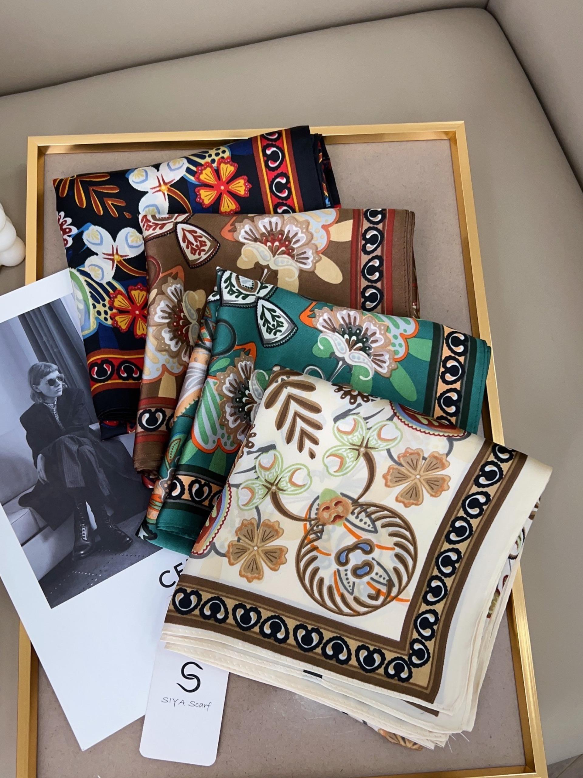 Women's Floral Spring and Summer Scarf, Lightweight Daily Headband and Hair Accessory to Elevate Your Style