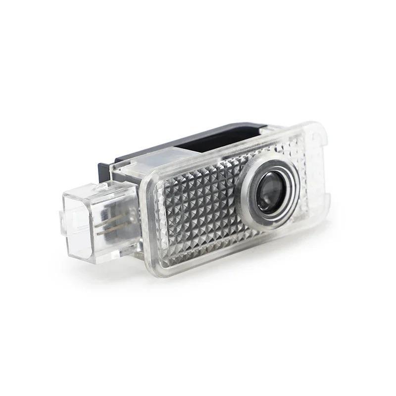 2Pcs LED HD Wireless Car Door Welcome Light Projector Lamps for Audi A3 A4 A6 A5 Q5 A1 Q7 Q3 Q2 Q8 A7 A8 TT S1 SQ5 RSQ3