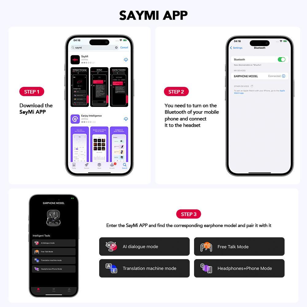 MINISO X33 Translation Wireless Earbuds, Open-Ear BT 6.0 Headset, Supports 134 Languages, Real-time Translation Headset (App Required), Gaming BT Earphones with Hi-Fi Sound, Compatible with Android & iOS, True Wireless Earbuds MINISO X33 Translation Wireless Earbuds, Open-Ear BT 6.0 Headset, Supports 134 Languages, Real-time Translation Headset (App Required), Gaming BT Earphones with Hi-Fi Sound, Compatible with Android & iOS, True Wireless Earbuds