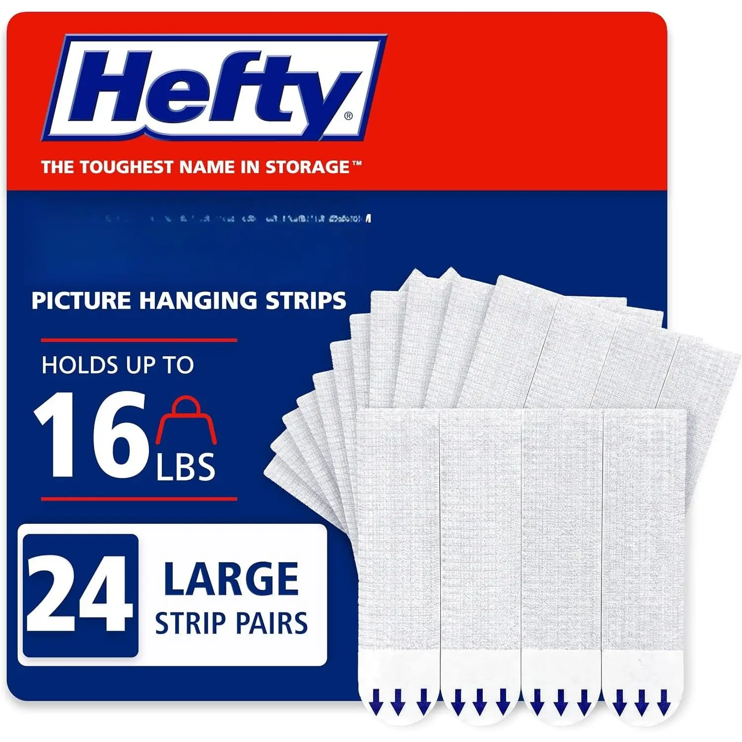 Picture  Kit - 24 Large Pairs, Holds Up to 16 Lbs | Picture Hangers & Kit for  Decor - Picture  Hardware for  Adhesion  Frames, No Nails
