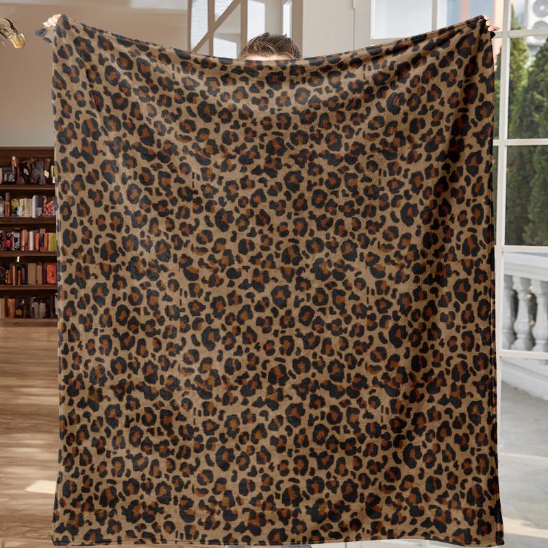 Fluffy Surprise Blankets:Leopard Print Blanket Surprise Box – Hot Pink Purple White Black Pink Gray Brown Turquoise Animal Print Ultra Soft Cozy Plush Fleece Throw Mystery Box Perfect For Y2K Aesthetic, Baddie Style & Wild Fashion Lovers