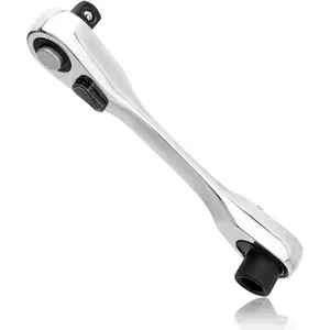 1/4 Inch Mini Ratchet Wrench, 72  Drive Ratchet Double Headed Allen Wrench Tool 1/4" Drive Hex Torque Wrench Bit Driver MultiTool Quick Release Ratcheting Socket Adapter Spanner Repair Tool