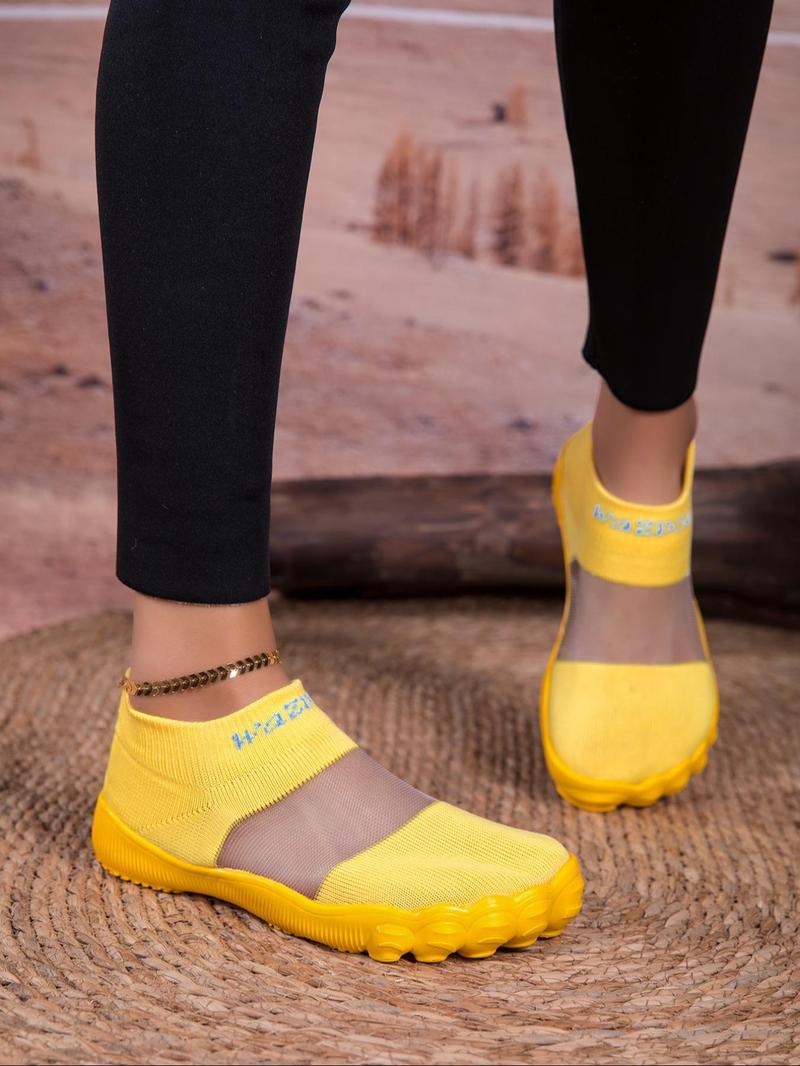 Unisex's Minimalist Sporty Slip on Sock Sneakers, Casual Breathable Comfortable Water Shoes, Barefoot Youth Womens Shoes for Beach Swimming, Watershoes, Lightweight Swim Shoes