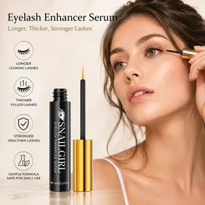 Eyelash lengthening serum, thickening and curling moisturizing eyelash serum, makes eyelashes denser, healthier, and fuller, eyelashes enhancer, eyelash growth essence, eye makeup and care product for women