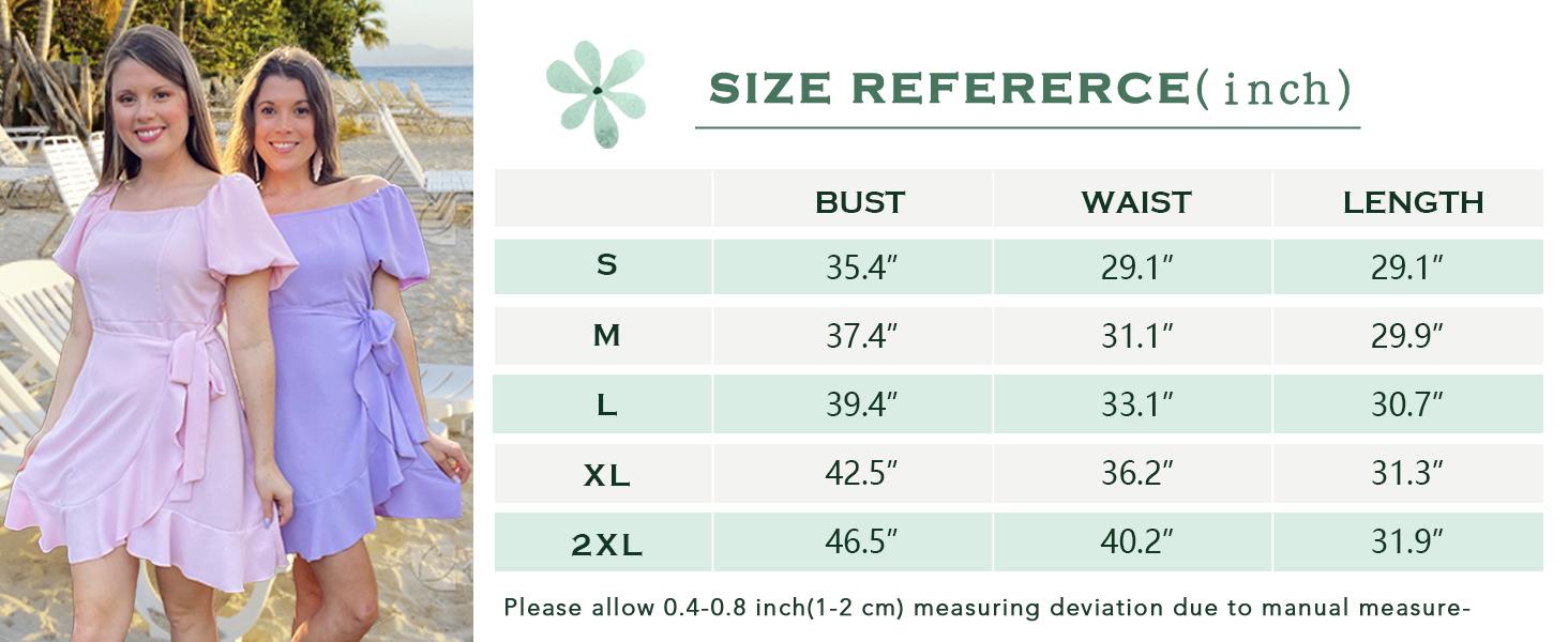 OFEEFAN Womens Summer Dresses Square Neck Puff Sleeve Tie Waist Short Dress SpringStatements OFEEFAN Womens Summer Dresses Square Neck Puff Sleeve Tie Waist Short Dress SpringStatements