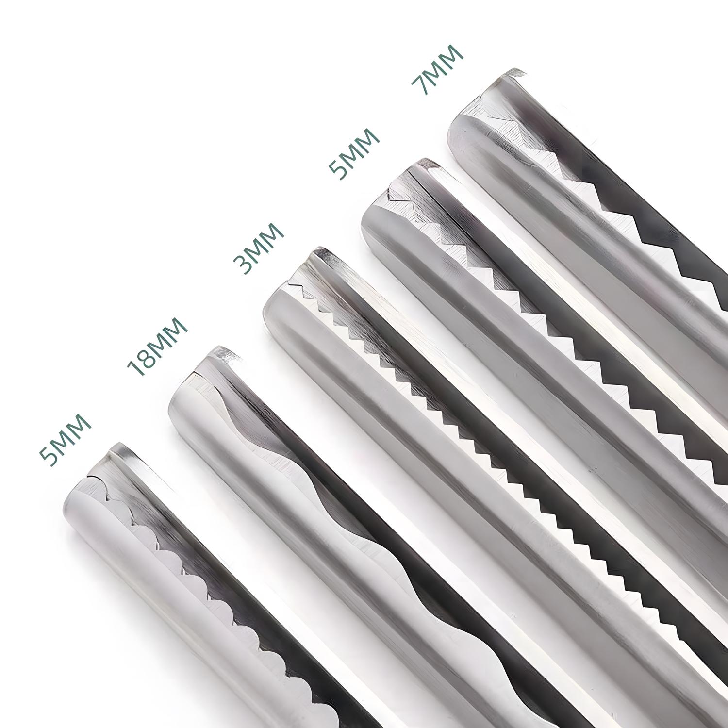 Stainless Steel Sewing Scissors, Handheld Sewing Scissors, Multipurpose Curved Wave Scissors, Sewing Tool for Home & Office, Sewing Supplies Crafts