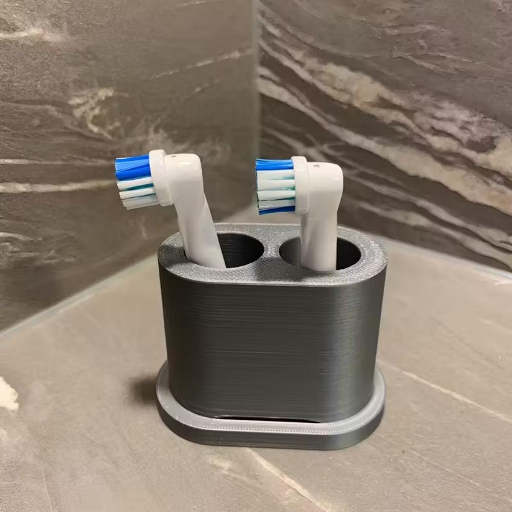 Electric Toothbrush Head Storage Box Dustproof Bathroom Organizer Portable Travel Case For Braun Oral B Brush Heads Space Saving