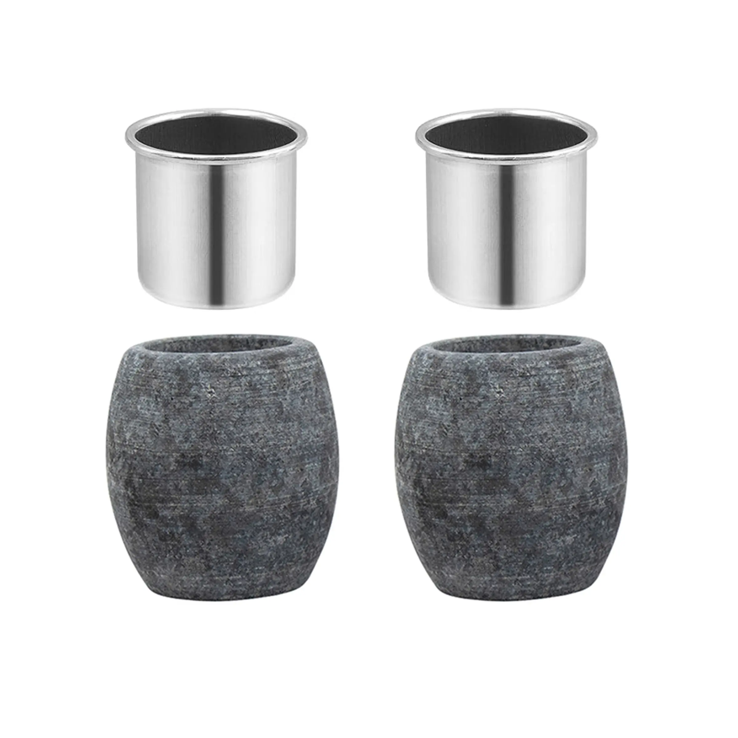 Sauna Aromatic Stone Set, Essential Oil Diffuser with Stainless Steel Bowl, Spa Accessories, Relaxing Fragrance Dispenser