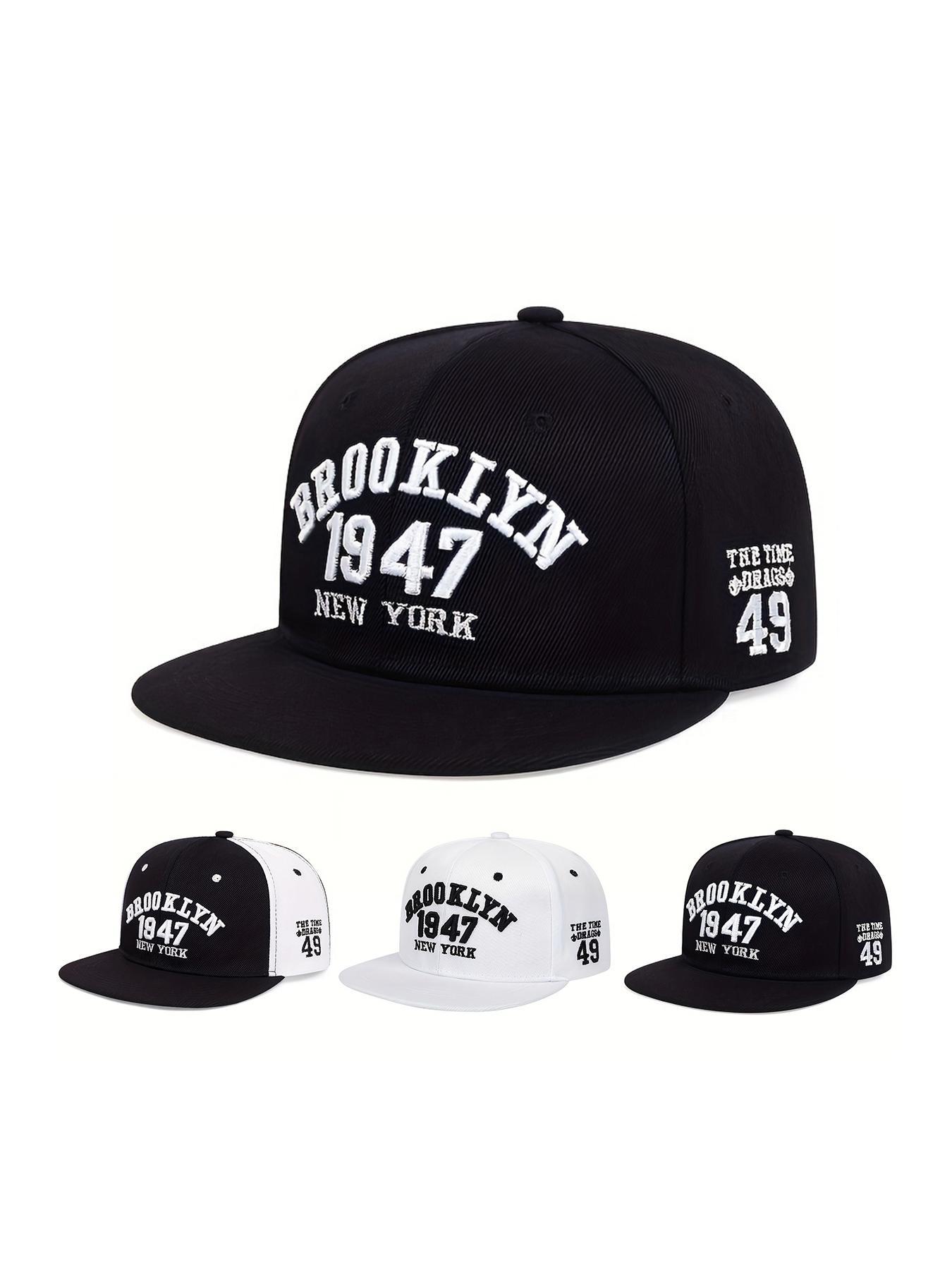 Unisex Letter Embroidery Baseball Cap, Casual Outdoor Sports Hat for Men & Women, Adjustable Sun Protection Cap for Daily Wear