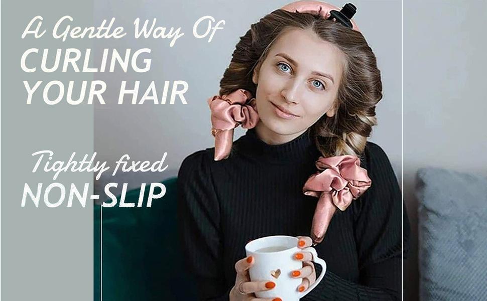 No-heat, no-electricity physical curling rod, no-iron lazy person's magic tool, for women sleeping, does not damage hair, curling rod, styling curler