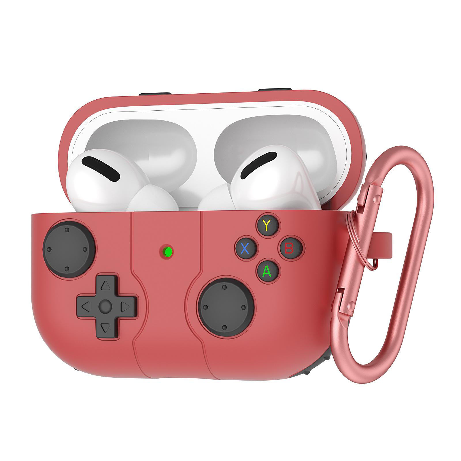 Retro Game Controller Style Earbud Case Soft Silicone Protective Cover Compatible with Wireless Earbuds 4 Pro 2 Pro 3