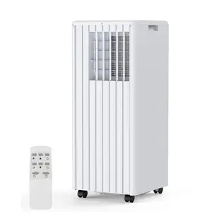 GAOMON Compact 8000 BTU Portable Air Conditioner - 3-in-1 AC with Dehumidifier & Fan - Quiet, Energy Efficient Cooling for Rooms up to 300 Sq.Ft - Remote, 24H Timer, Window Exhaust Kit Included