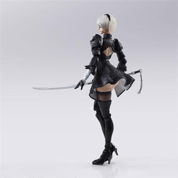 PA 2B No.2 Type B Yorha Figuras Nier Automata 2b Action Figure Toys Manga Shfiguarts Anime Peripheral Movable Collection Model
