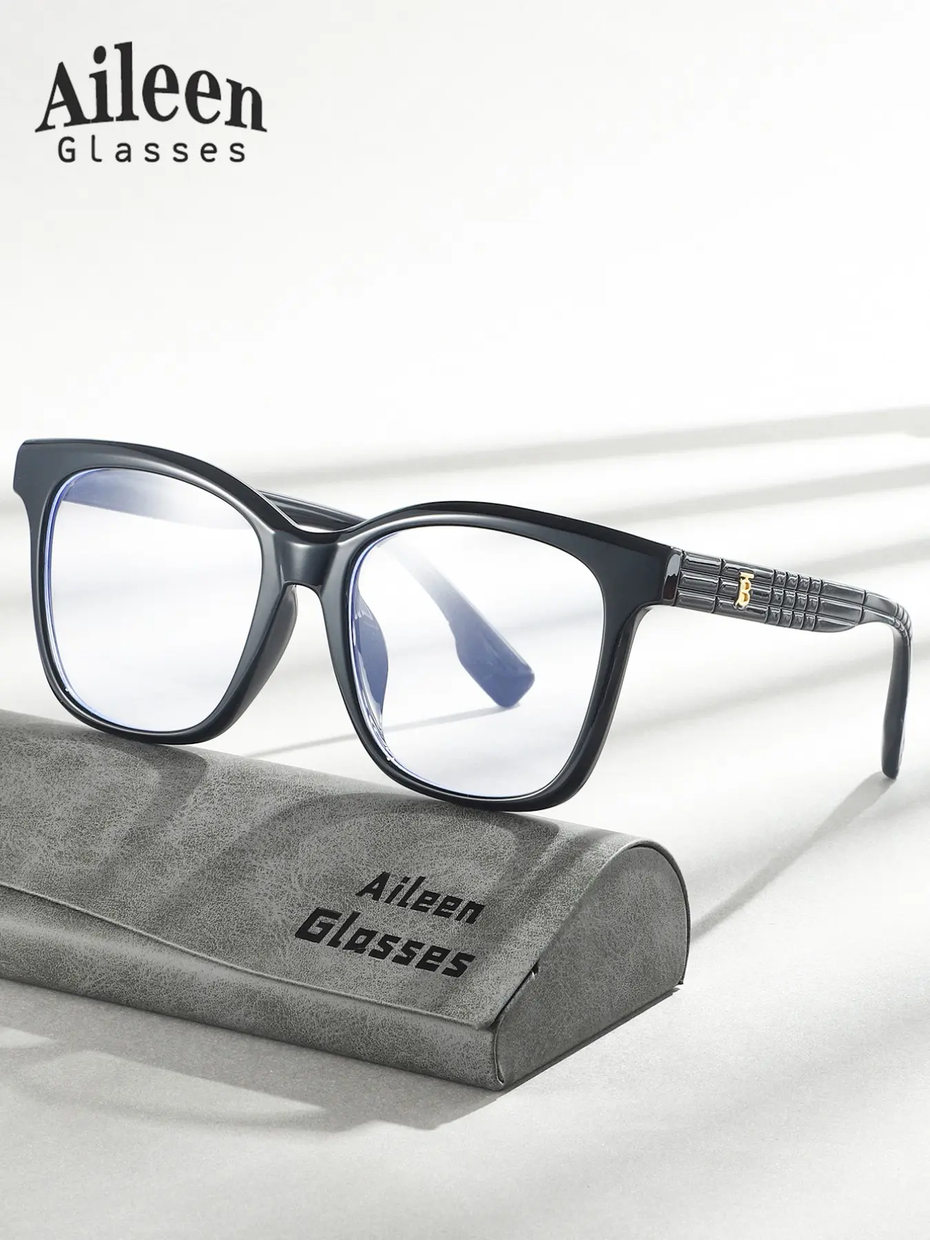 Unisex Simple Glasses, Basic Geometric Frame, Fashionable Office Eyewear, Casual Style, Daily Wear, Suitable for Work, Study, Computer Use