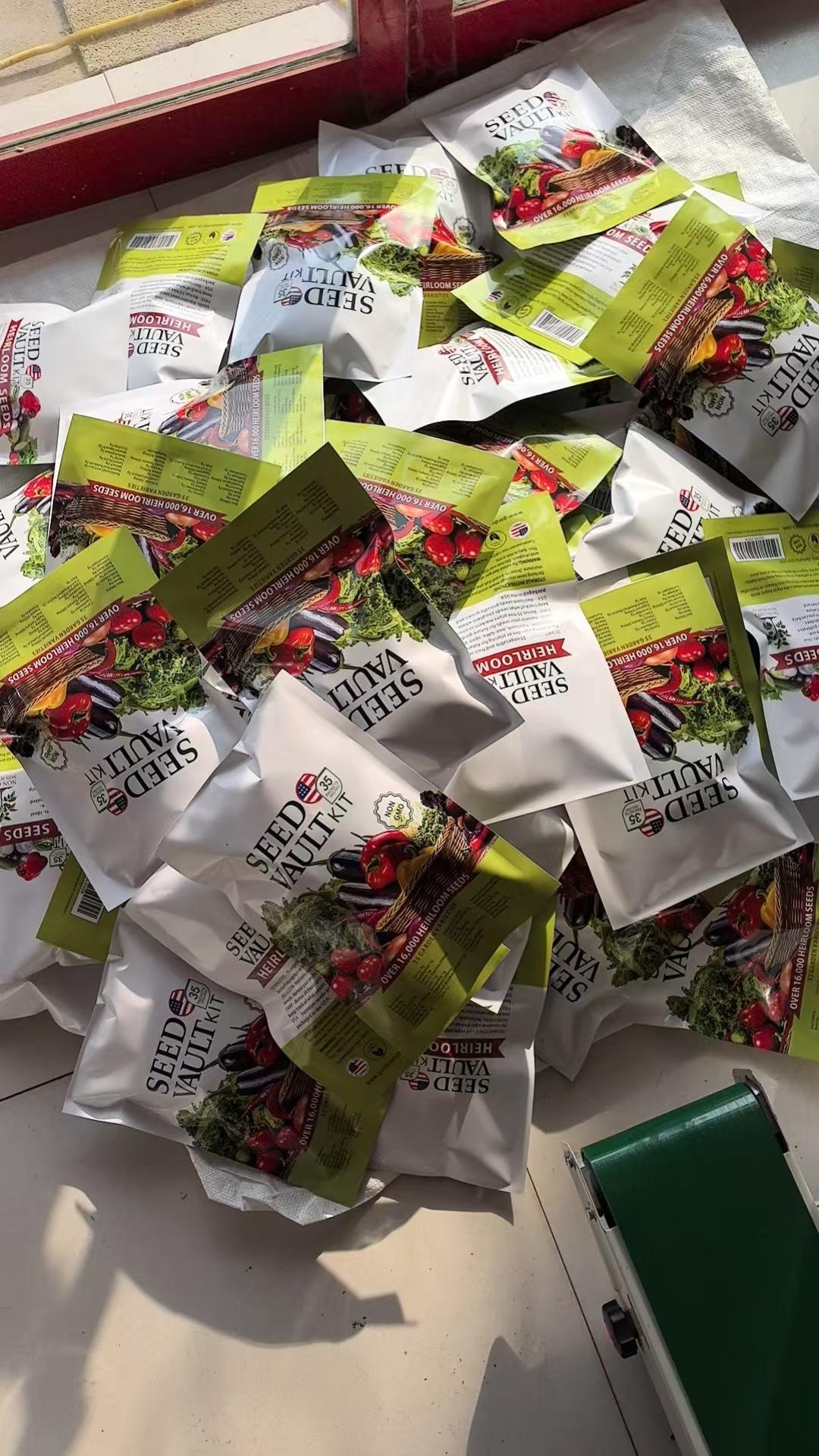 Vegetable Seed Vault Kit - 35 Variety Pack for Home Growing & Planting Survival Seeds