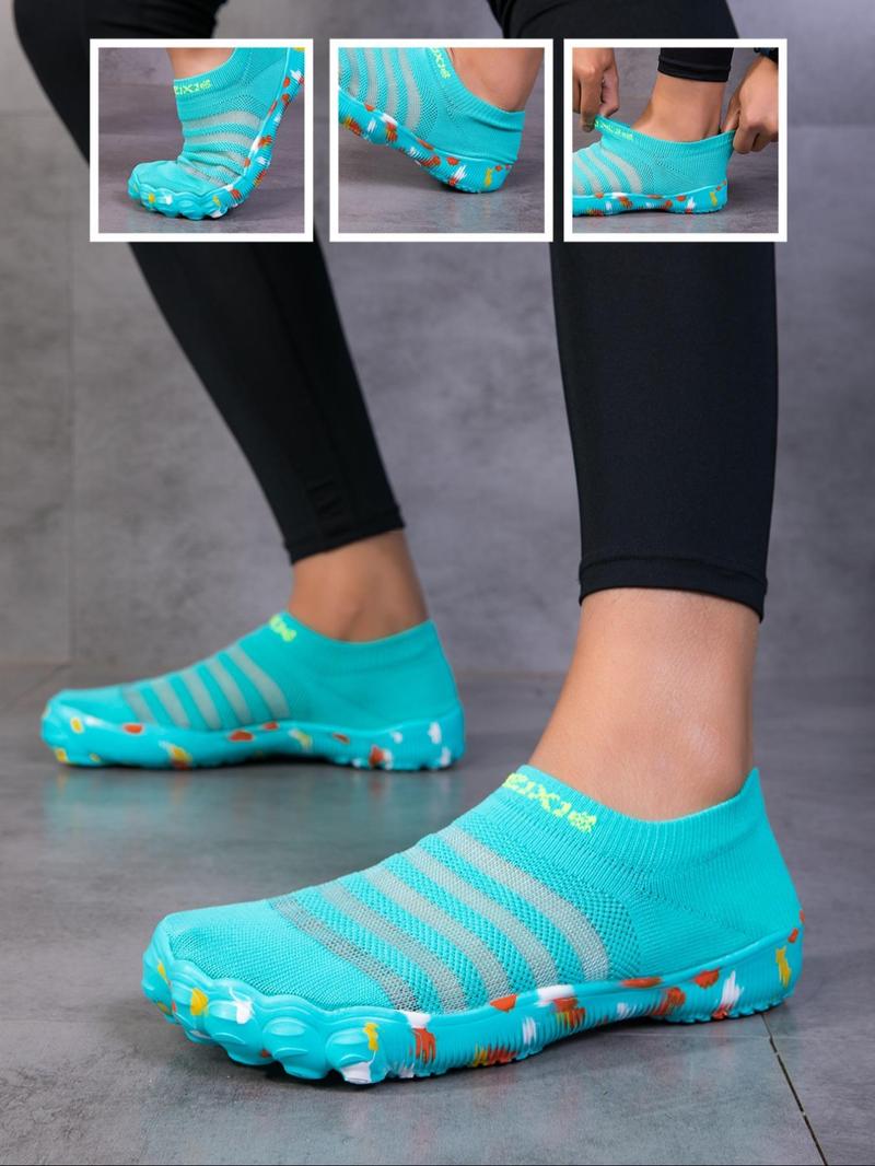 Unisex Ultra-light Slip-on Sneakers, Trendy, Anti-slip Barefoot Design for Running, Lightweight Walking Shoes