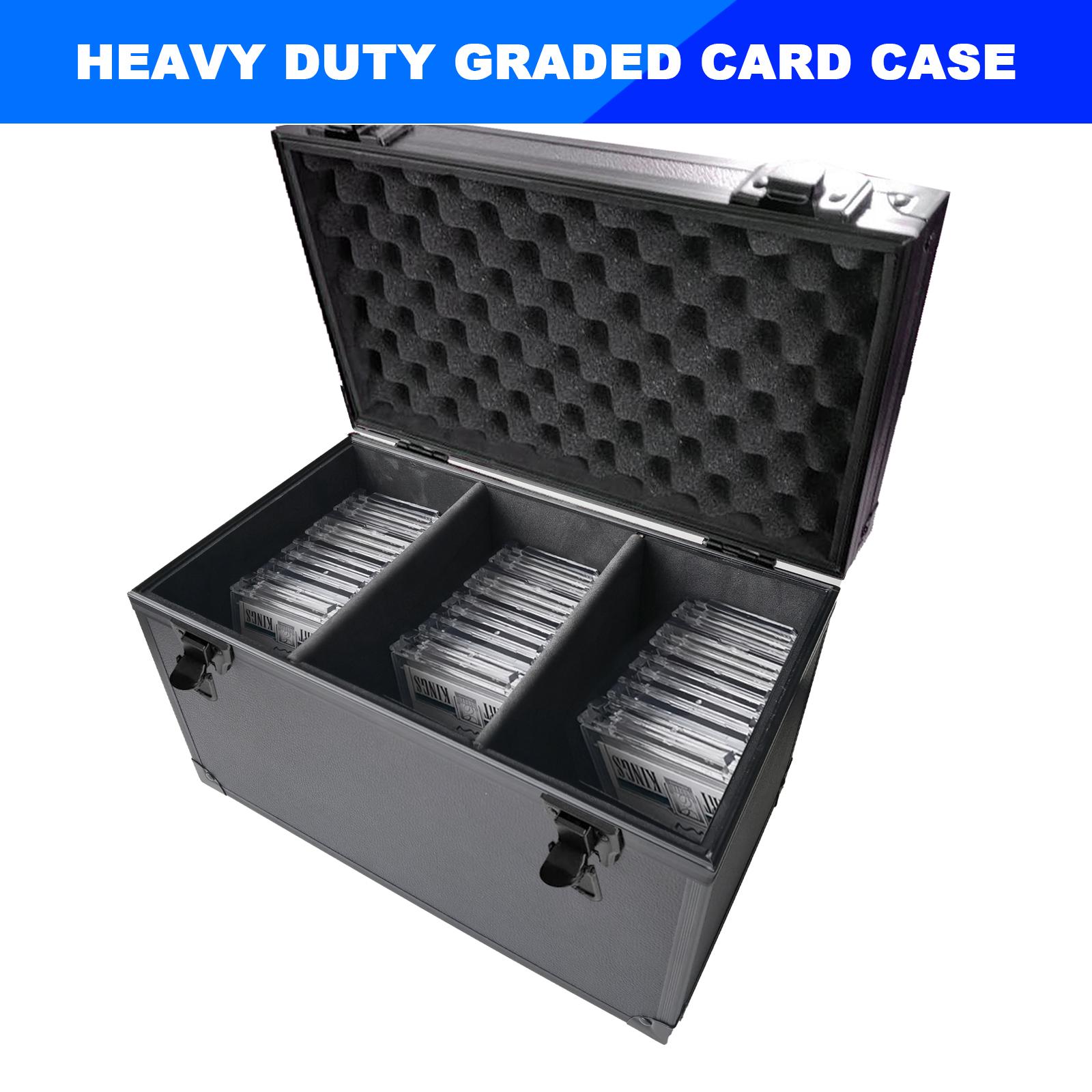1pc 3-Row Graded Card Case, Card Slab Storage Box Holder for PSA BGS CGC  Certified