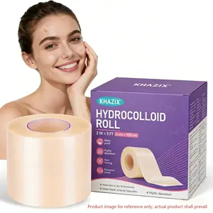 1 PCS, ustomizable Hydrocolloid Patch Roll, Cut-to-Size Skin Protective Tape for Face Blemish Spots and Heel Blisters, Sweatproof & Breathable Care Sticker, Scar Tape For Face (5cm x 150cm / 2 in x 5 ft)