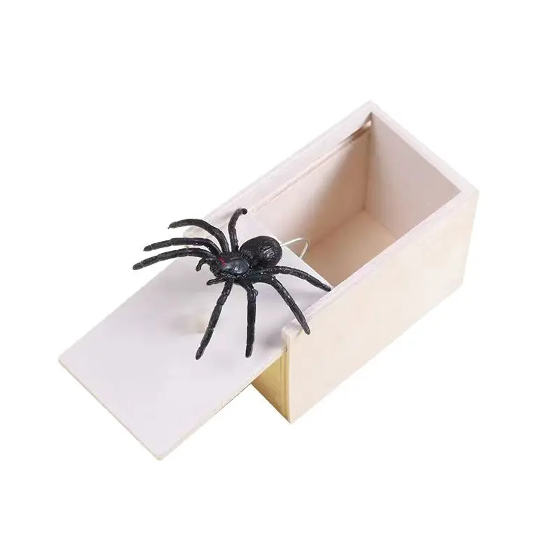 Original Spider Prank Box, Fun Toy Gift Set for Christmas & Halloween, Handmade Creative Virtual Spider Surprise, Perfect for Family Parties!