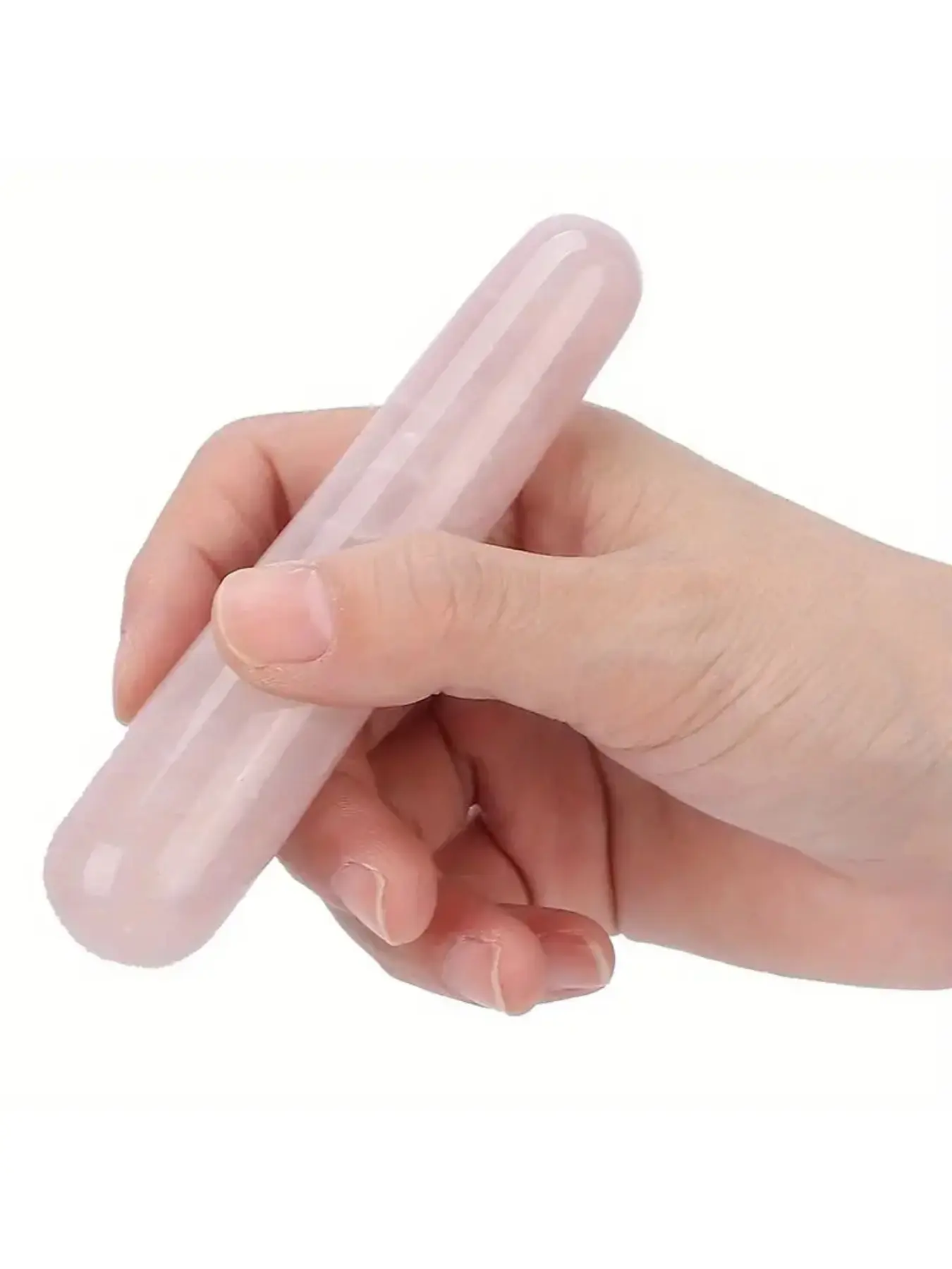 1 pc Rose Quartz Yoni wand massage wand pointed wand gua sha massage tool relaxation massage wand Mother's Day gift