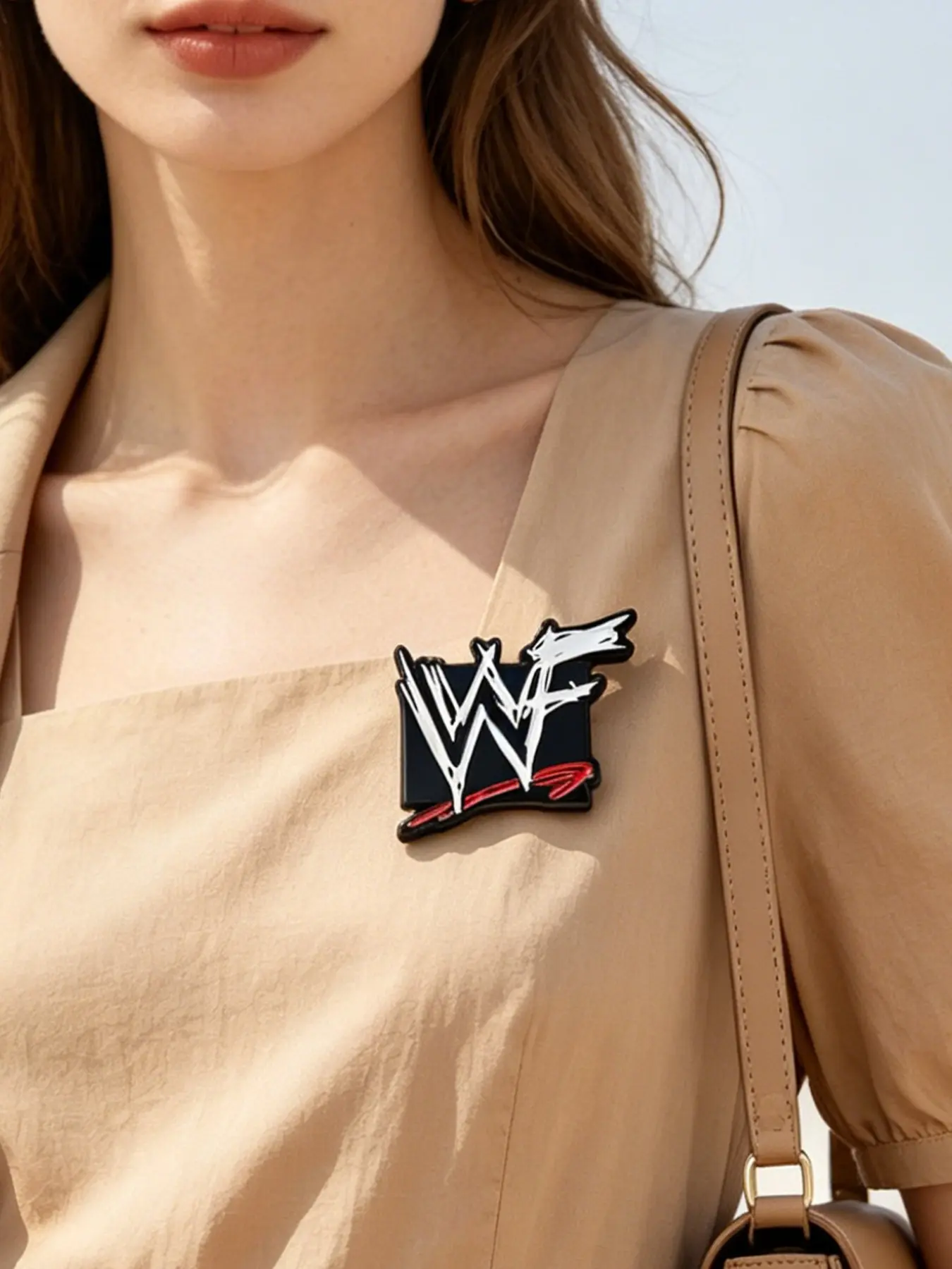 World Wrestling Alliance Logo Enamel Pin, Lapel Pin, Classic Series Collar Brooch, Backpack Hat Accessory, Vintage Wrestling Fan Gift