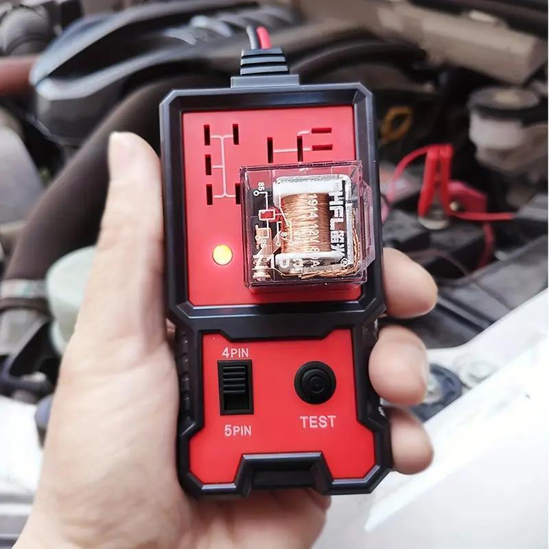 12V/24V Car Relay Tester, Battery Checker, Automotive Relay Tester Tool, Multi-functional Car Diagnostic Tool, Professional Vehicle Repair Tool, Truck Essentials, Christmas gift, men's gift