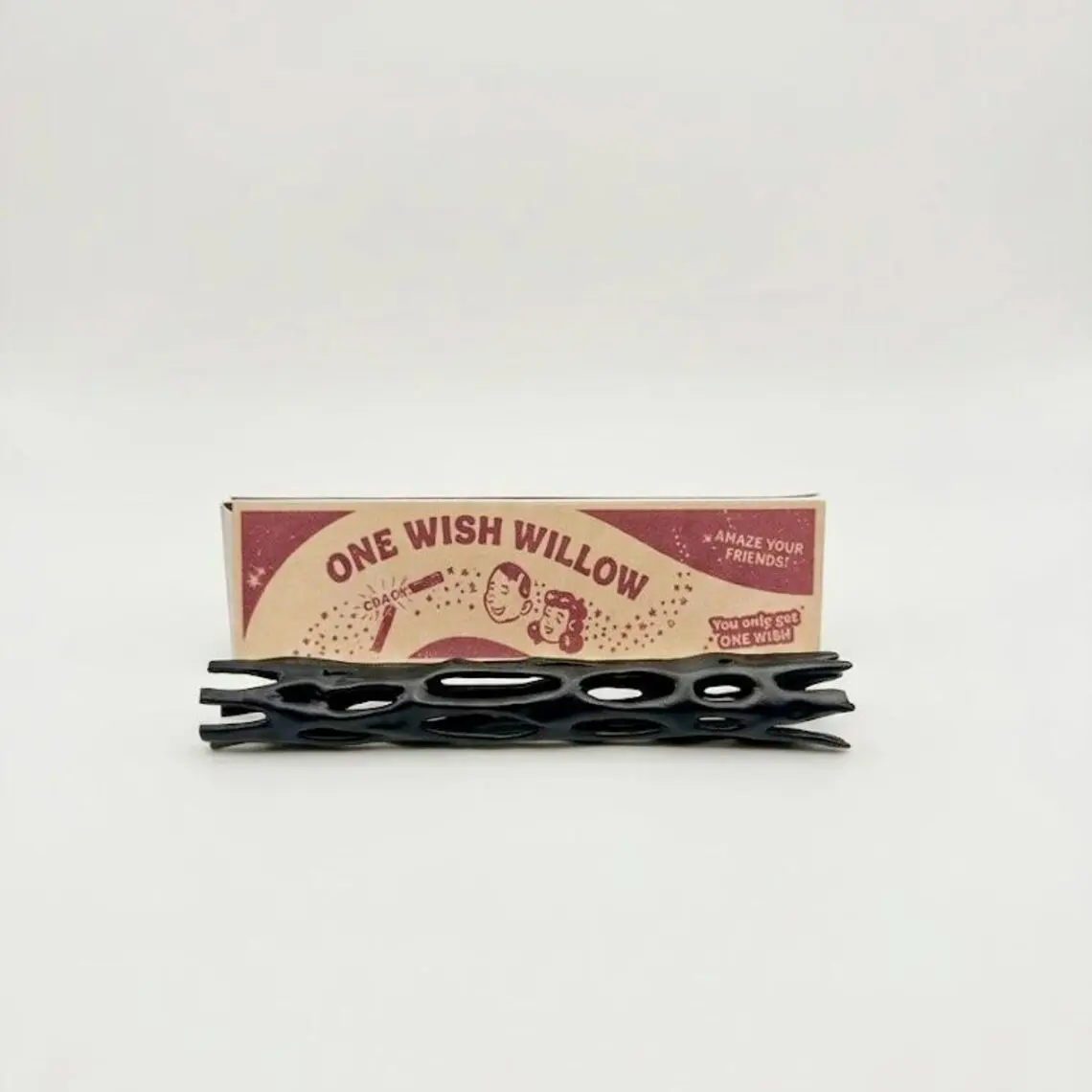 One Wish Willow Prop Replica 3D Printed ( Obsession) Display Piece with Box, One Wish Willow Decor, Wish Stick Retro Novelty Trick Toy Halloween Party Prank Gift, Novelty Toy Decor(With Box)