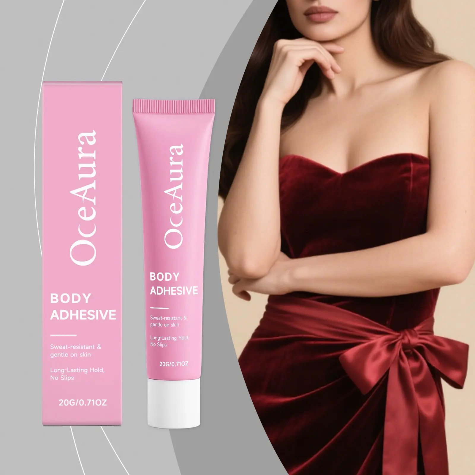Clothing Adhesive Body Tape, Strong Hold, Lightweight, Non-Damaging, Easy to Apply, Secure Attachment, Ideal for Clothing Fixing