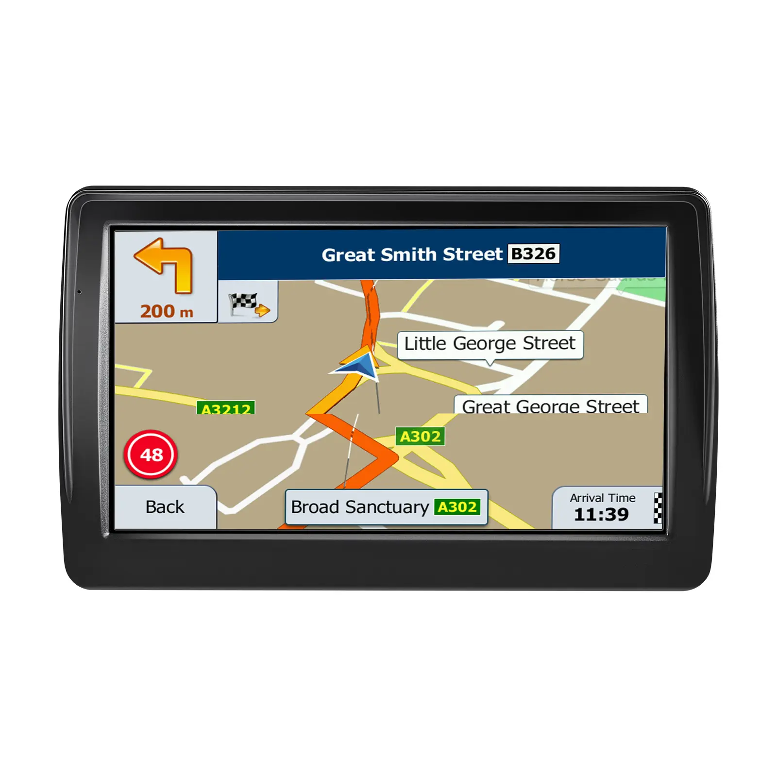Gps Navigator for Car, Touch Screen 8gb Gps Navigation System with Lifetime Map Updates, Accurate Navigation, For Car Truck RV