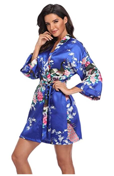Rayon Robes Women Nightwear Flower Home Clothes Intimate Lingerie Casual Kimono Bath Gown Lady Night Dress Oversize 3XL
