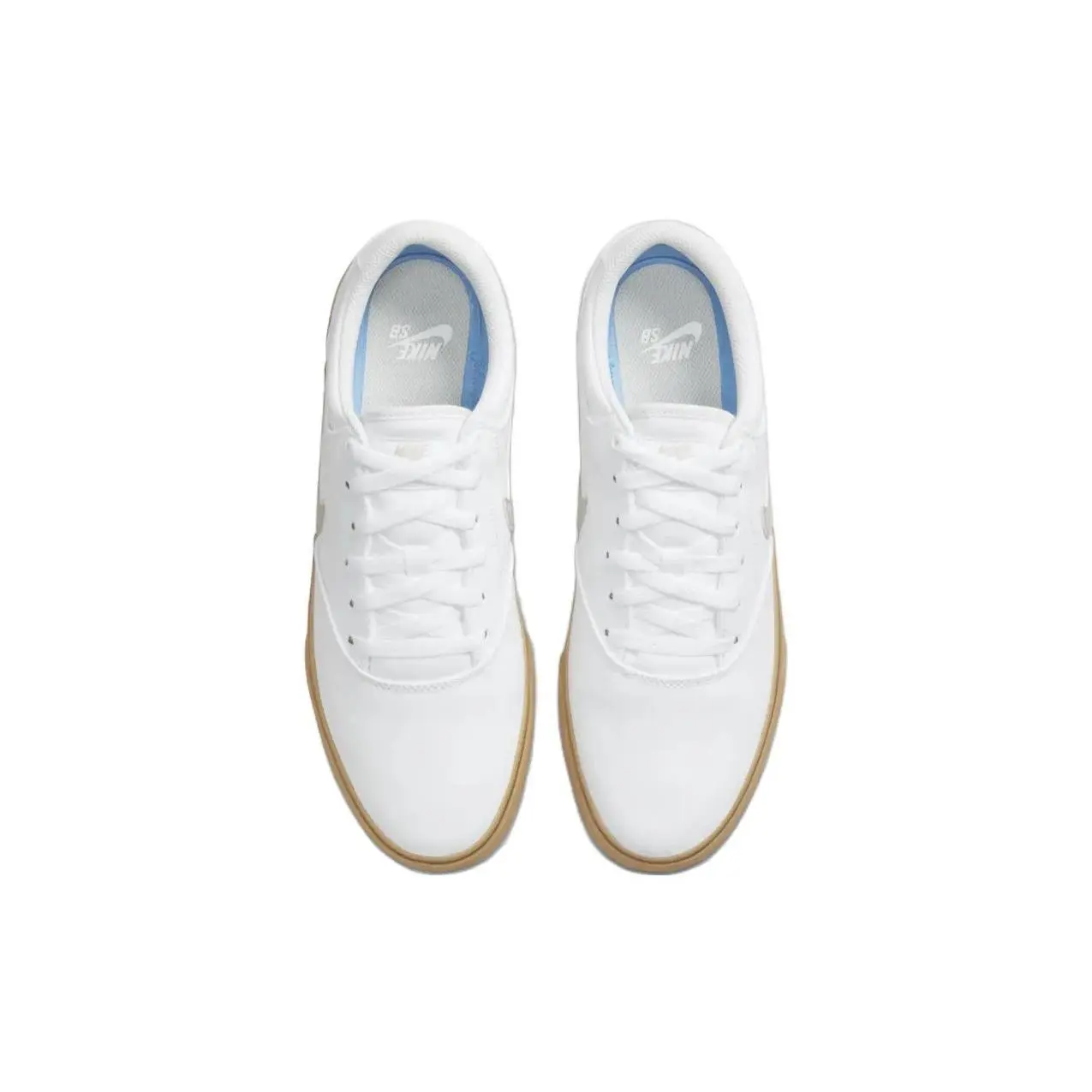 Nike SB Chron 2 Canvas Low-Top Skate Shoes for Men and Women in White Verifiable, with credentials and supporting global authentication
