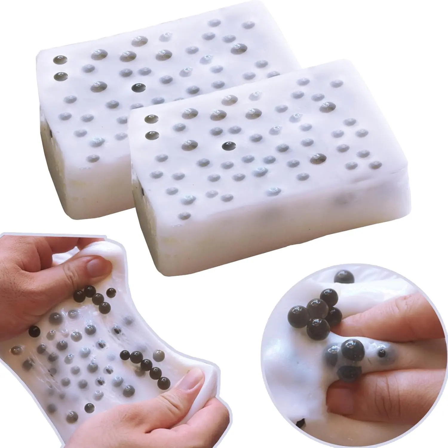 Pimple Popping Toy, Square Skin Picking Fidget Toys Sensory Squishy Picky Pad for Stress Relive, Skin Picking Pimple Popping Fidget Toys for Adults