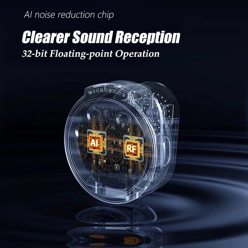 XinMic J6 Wireless Lavalier Lapel Microphone Noise Cancel Live Mini Mic iPad Android Type-C Phone Outdoor recording Interview PC Wooden Puzzle Box Set Anime Kamado Tanjiro Sword Building Kids Inflatable Shark Costume Elegant Garden Goose Statue