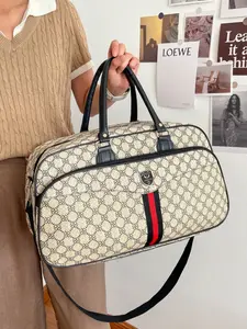 Travel Duffel Bag for Men and Women, Fashionable All-Season PU Material, Large Capacity, Lightweight, Ideal for Travel and Sports