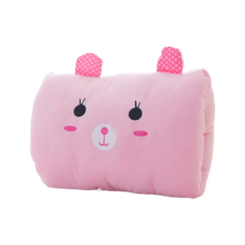 Cute Animal Heating Hand Pillow - Eco-Friendly Home Supplies, 20*30 cm Plush Cushion for Office Snooze & Desk Use (Ideal for Girls)