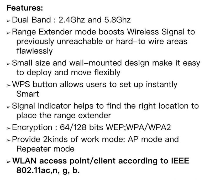 1200Mbps /300Mbps Wifi Amplifier Dual band 2.4G/ 5G Repeater Network Expander Range Extender WiFi Signal Booster Wireless Router portable hotspot LTE Mobile SmartSim Data Card device 1200Mbps /300Mbps Wifi Amplifier Dual band 2.4G/ 5G Repeater Network Expander Range Extender WiFi Signal Booster Wireless Router portable hotspot LTE Mobile SmartSim Data Card device
