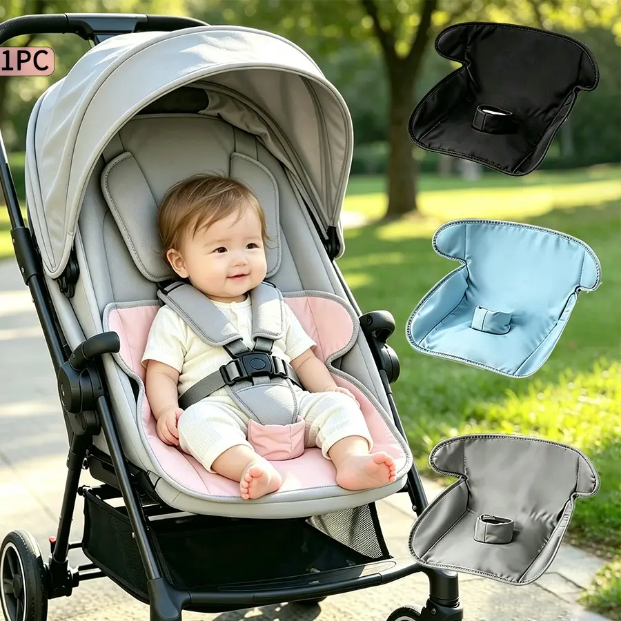 1pc Integrated Design Seat Cushion, Non-Obstructive Safety Belt Clip, Thick Padding for Comfort, Breathable, Easy Clean, Baby-Friendly