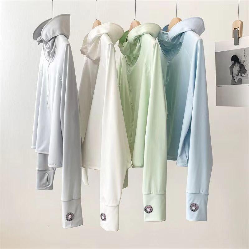 2026 Summer Women's High-End Ice Silk Sun Protection Jacket, UV Protection Breathable Lightweight Outdoor Coat