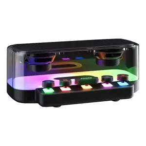 Wireless Transparent Light Bluetooth Speaker Outdoor Card-Insertable Speaker Subwoofer