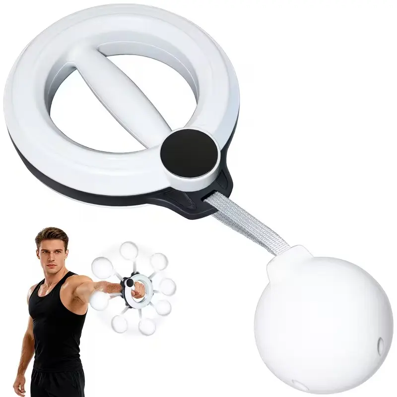 360° Hand Rotate Forearm Trainer, Forearm Exerciser, Arm Shoulder Upper Body Workout Equipment, Strength Training Machine for Chest Wrist Men Women Home Gym #ForearmTrainer #ArmWorkout #ShoulderExercise #HomeGymEquipment